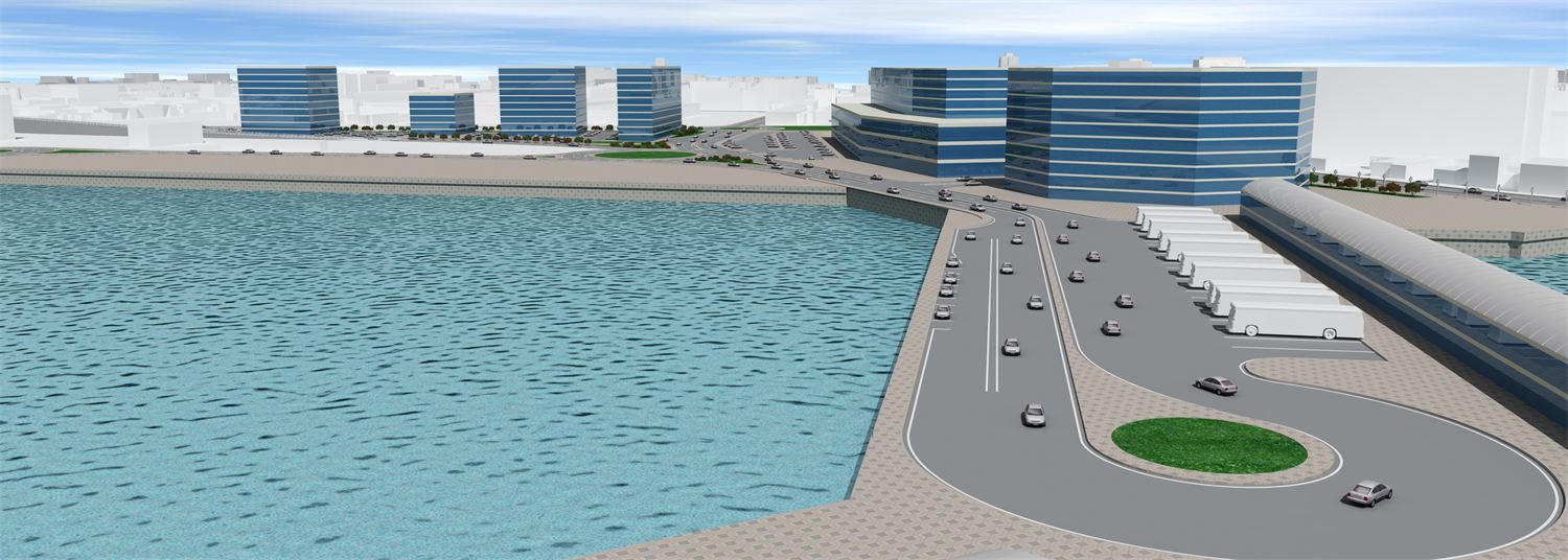 İzmir Kruvaziyer Limanı rıhtım görselleştirmesi